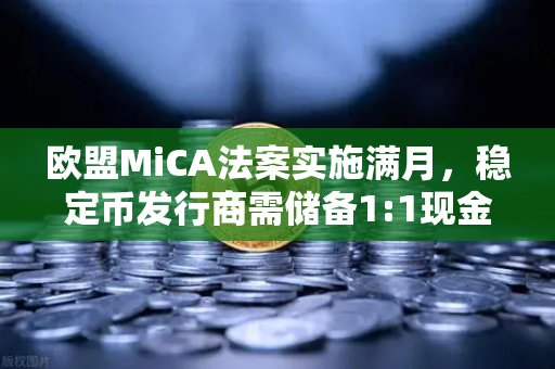 欧盟MiCA法案实施满月,稳定币发行商需储备1:1现金,欧易交易所如何应对?-第1张图片-欧易交易所 欧盟MiCA法案实施满月,稳定币发行商需储备1:1现金,欧易交易所如何应对?-第1张图片-欧易交易所
