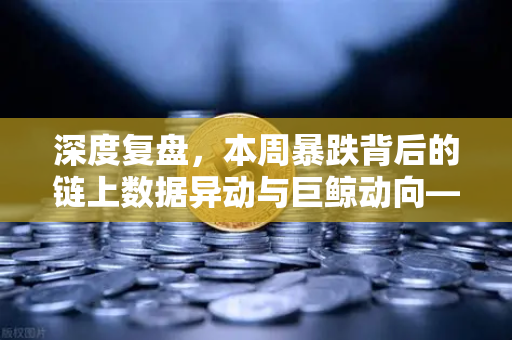 深度复盘，本周暴跌背后的链上数据异动与巨鲸动向—是陷阱还是机遇？